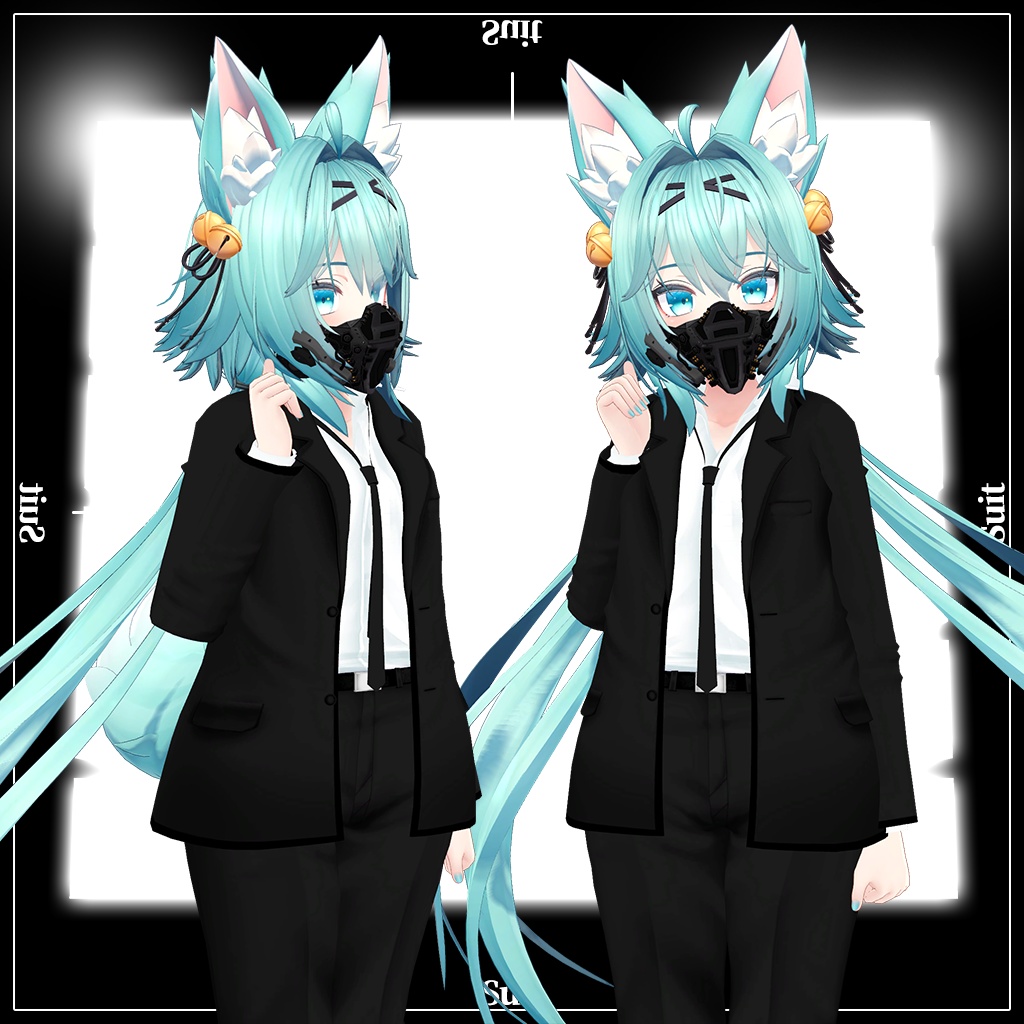 「竜胆」専用【3D衣装モデル】スーツ