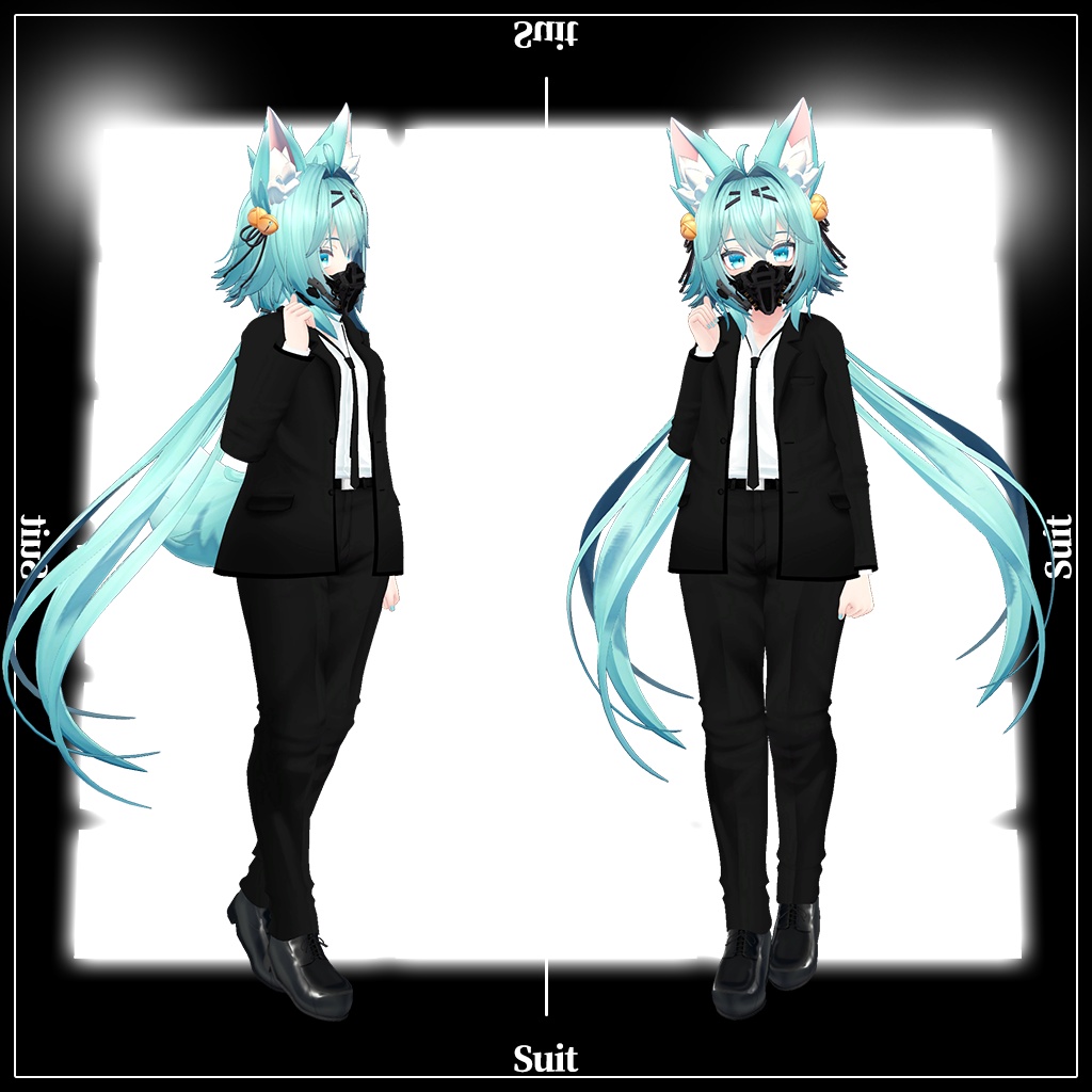 「竜胆」専用【3D衣装モデル】スーツ