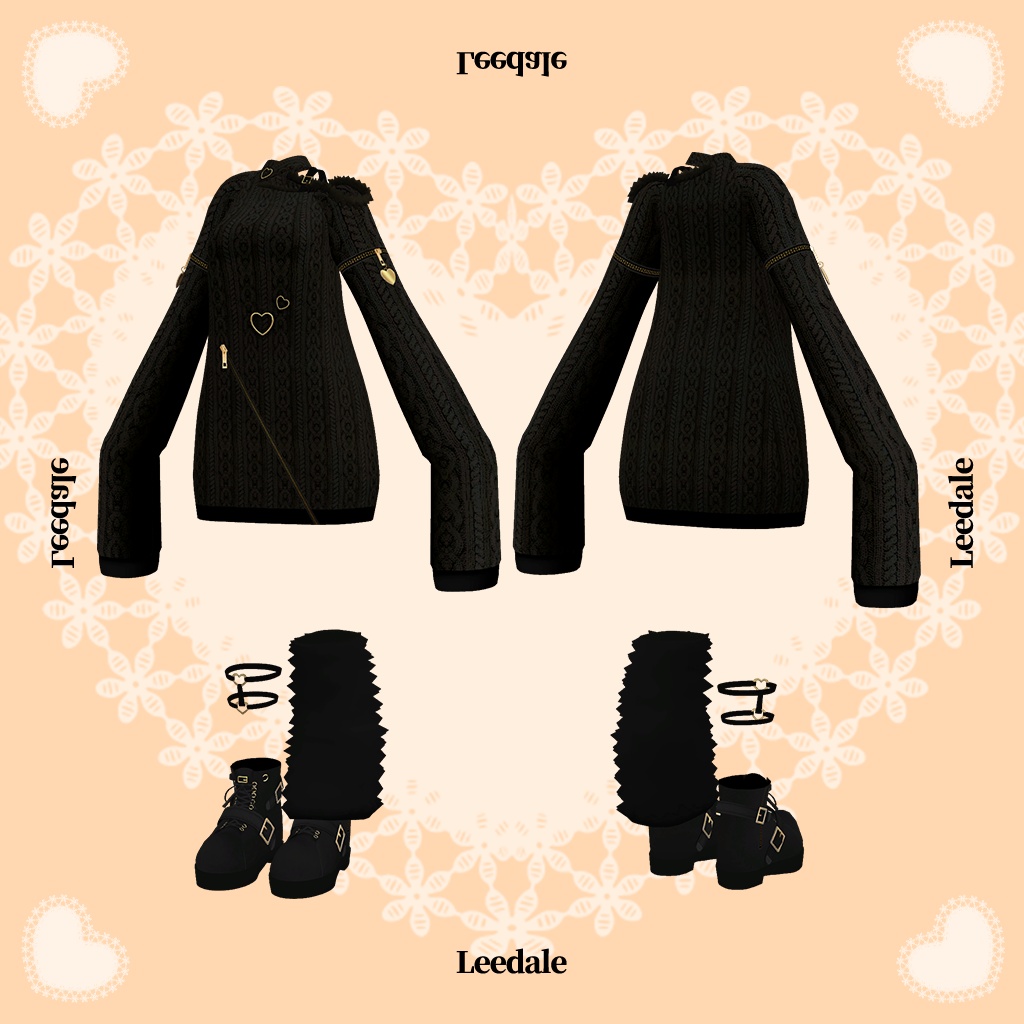 「ゾメちゃん」専用【3D衣装モデル】リーデイル