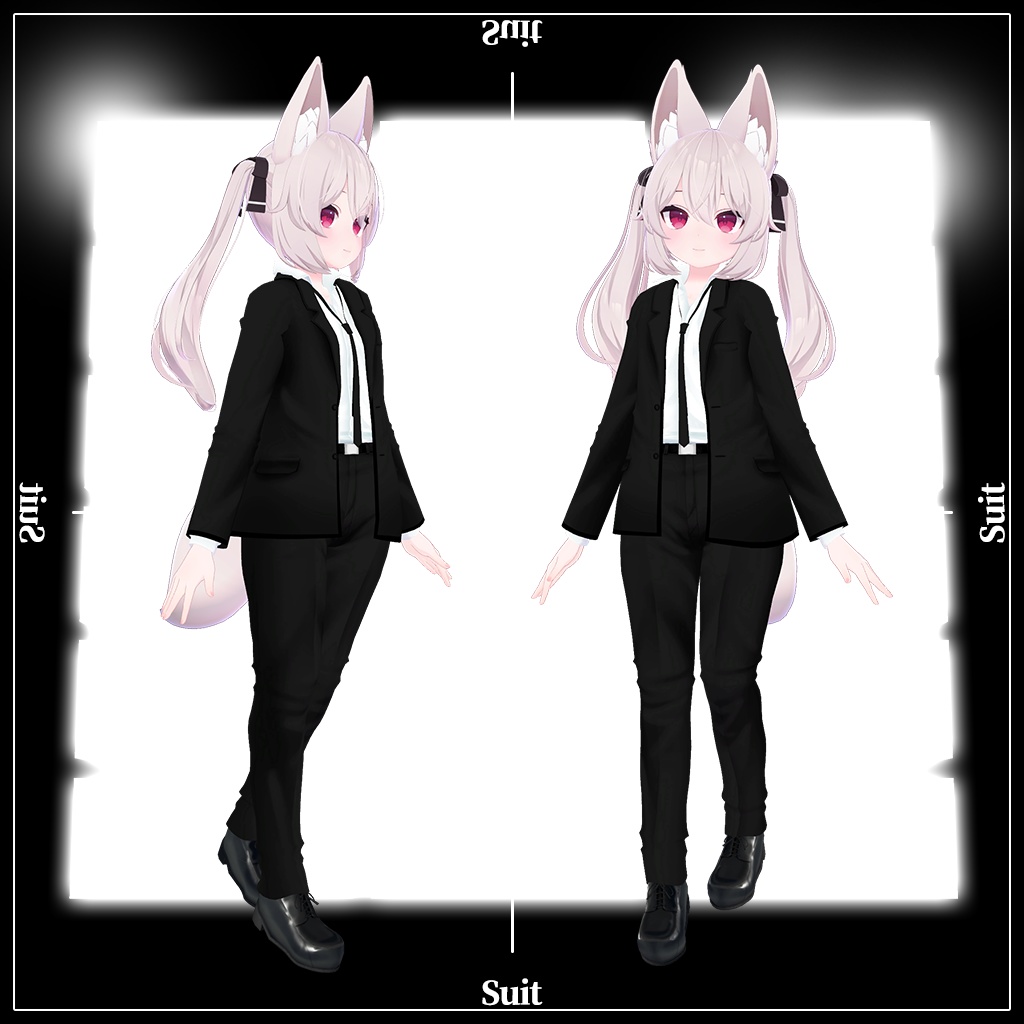 「カリン」専用【3D衣装モデル】スーツ