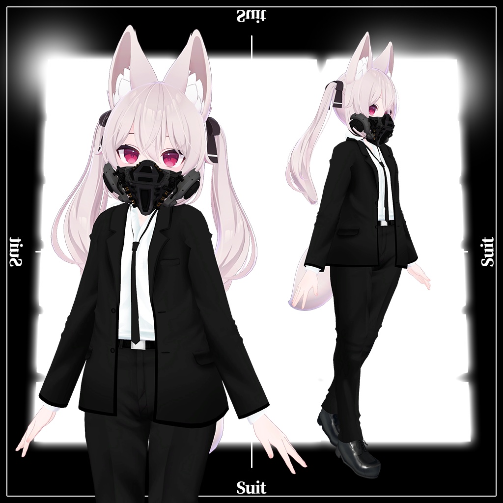 「カリン」専用【3D衣装モデル】スーツ