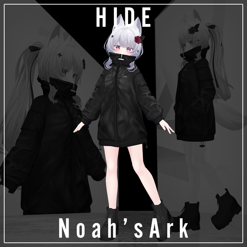 「シアン」専用【3D衣装モデル】HIDE
