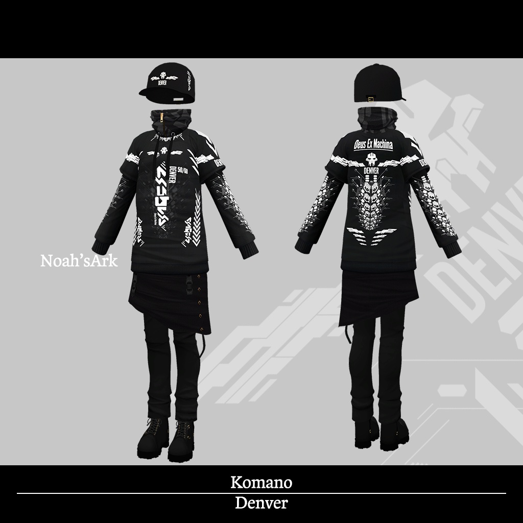 「狛乃-Komano-」専用【3D衣装モデル】Denver