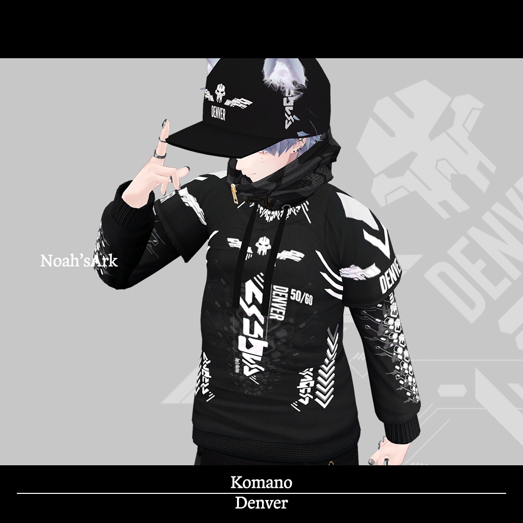 「狛乃-Komano-」専用【3D衣装モデル】Denver - Noah’sArk【α】 - BOOTH