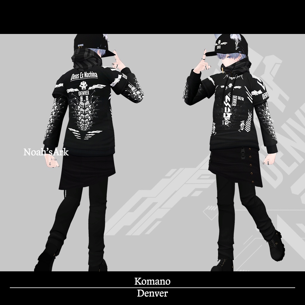「狛乃-Komano-」専用【3D衣装モデル】Denver