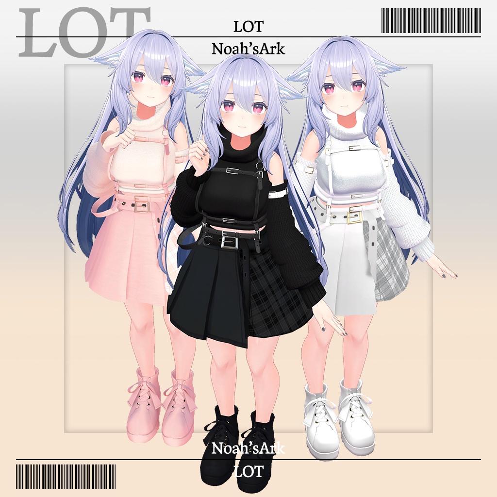 「桔梗」専用【3D衣装モデル】LOT