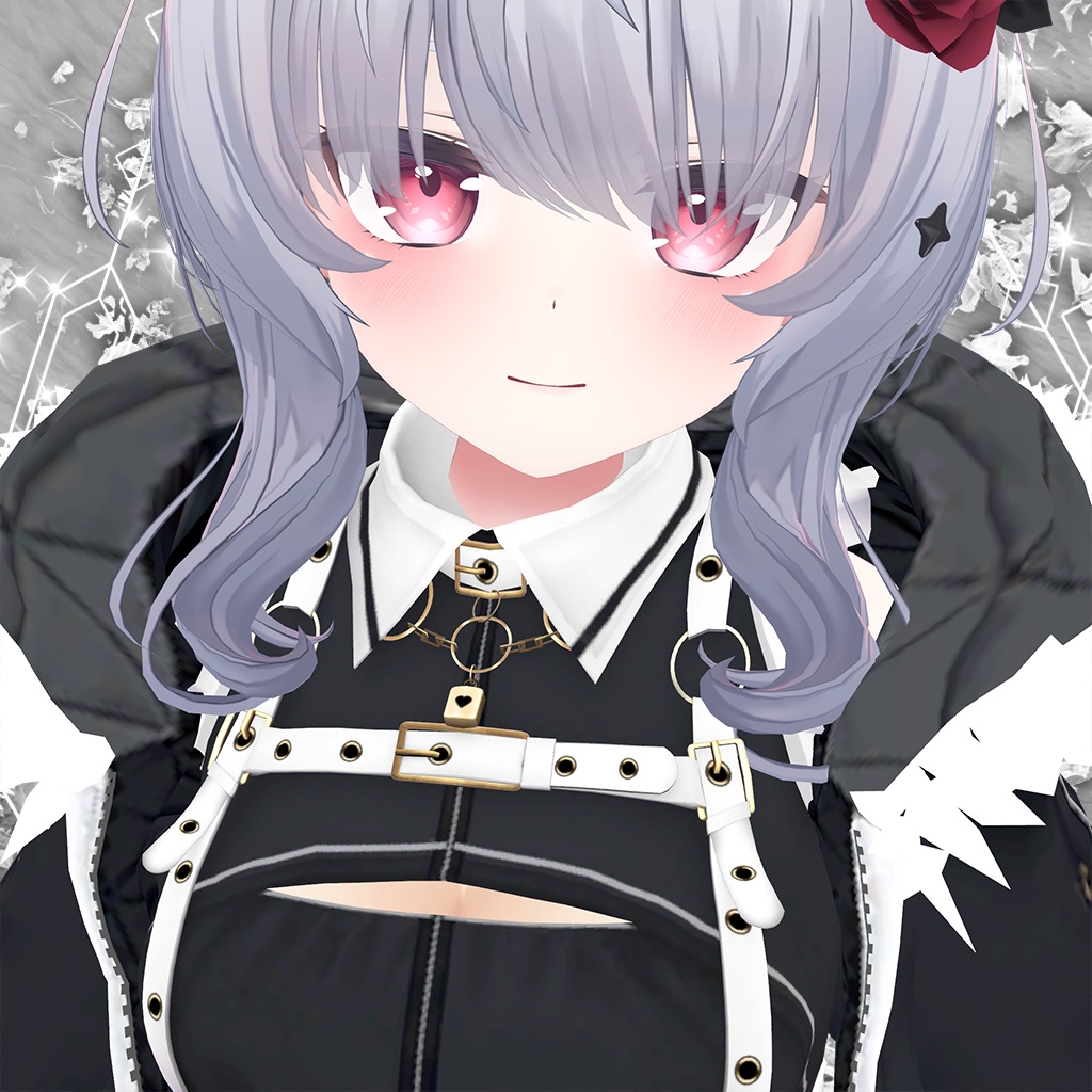 「シアン」専用【3D衣装モデル】ピンキーリング