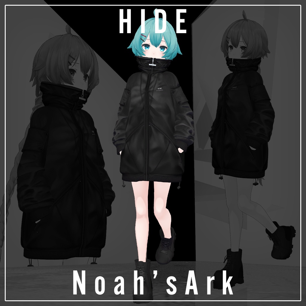 「薄荷」専用【3D衣装モデル】HIDE