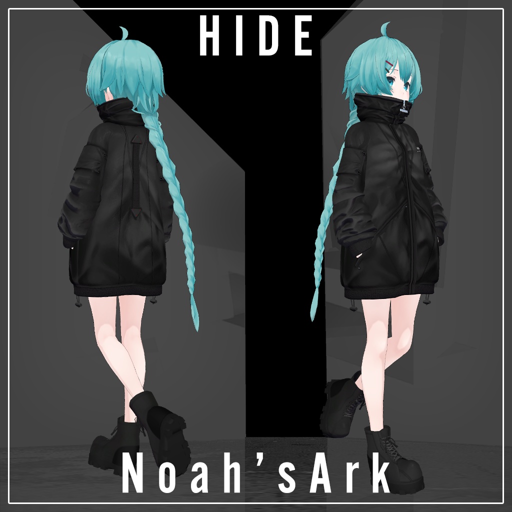 「薄荷」専用【3D衣装モデル】HIDE