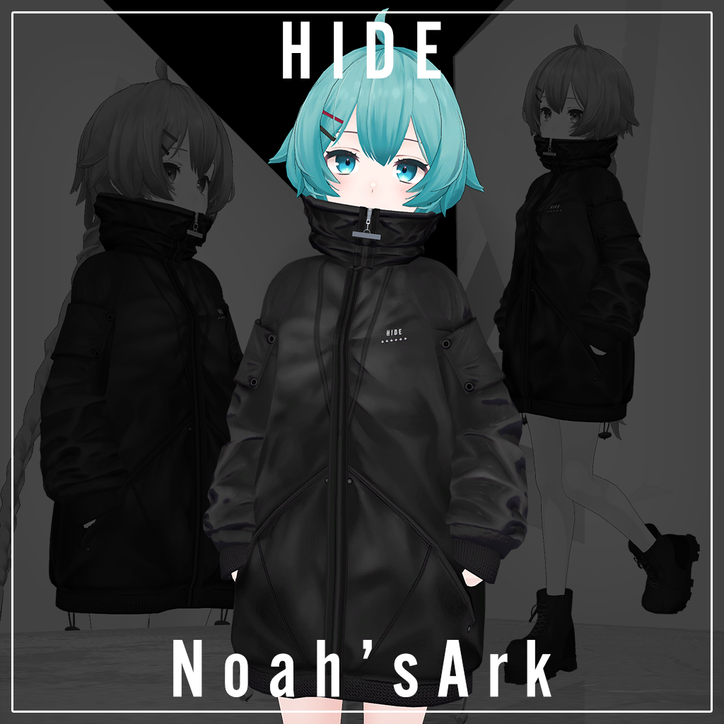 「薄荷」専用【3D衣装モデル】HIDE