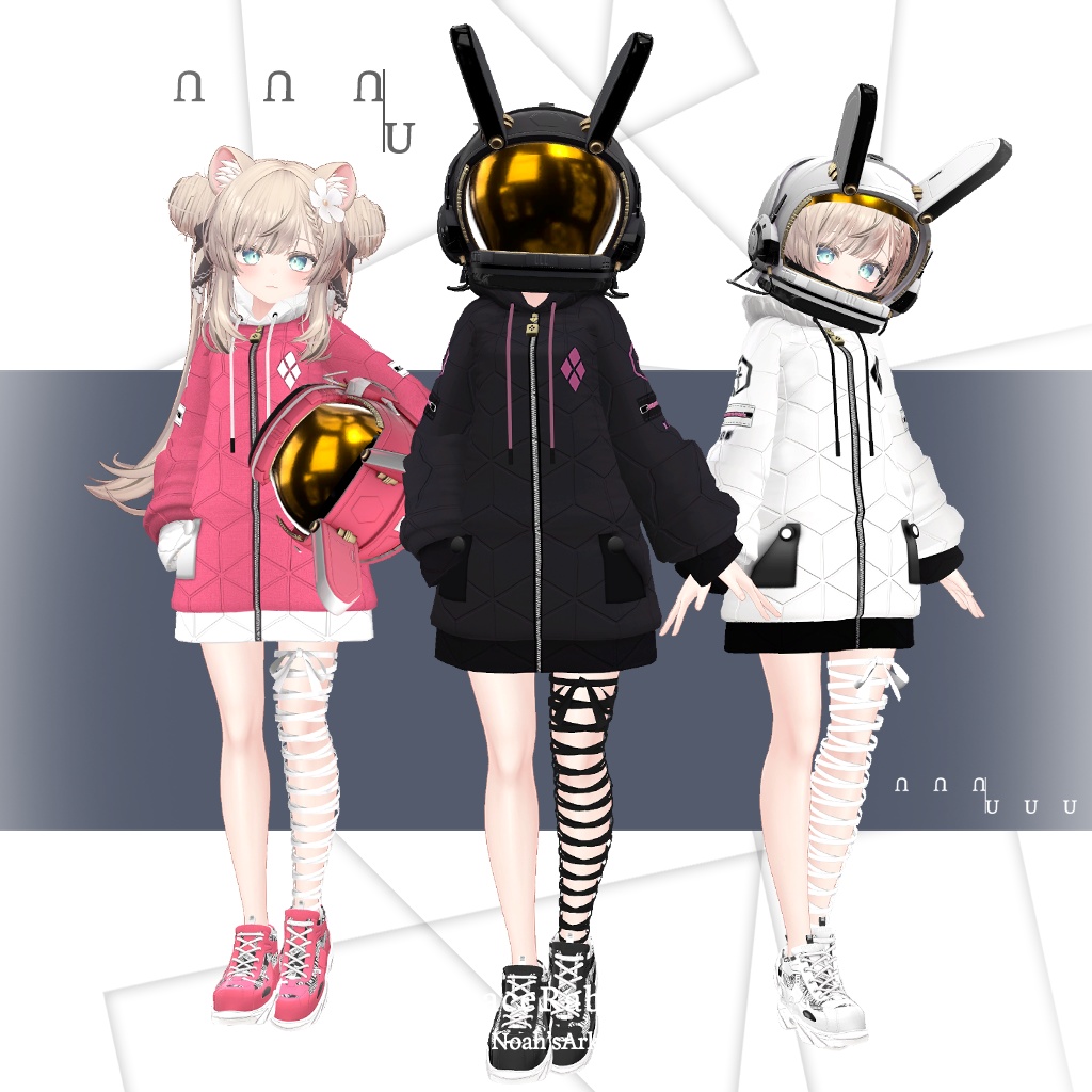 「マヌカ」専用【3D衣装モデル】SpaceRabbit