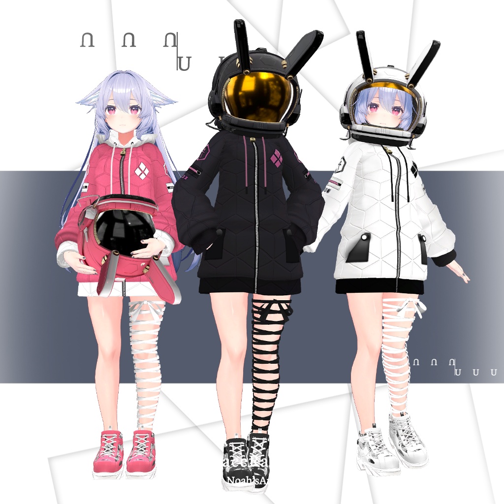 「桔梗」専用【3D衣装モデル】SpaceRabbit