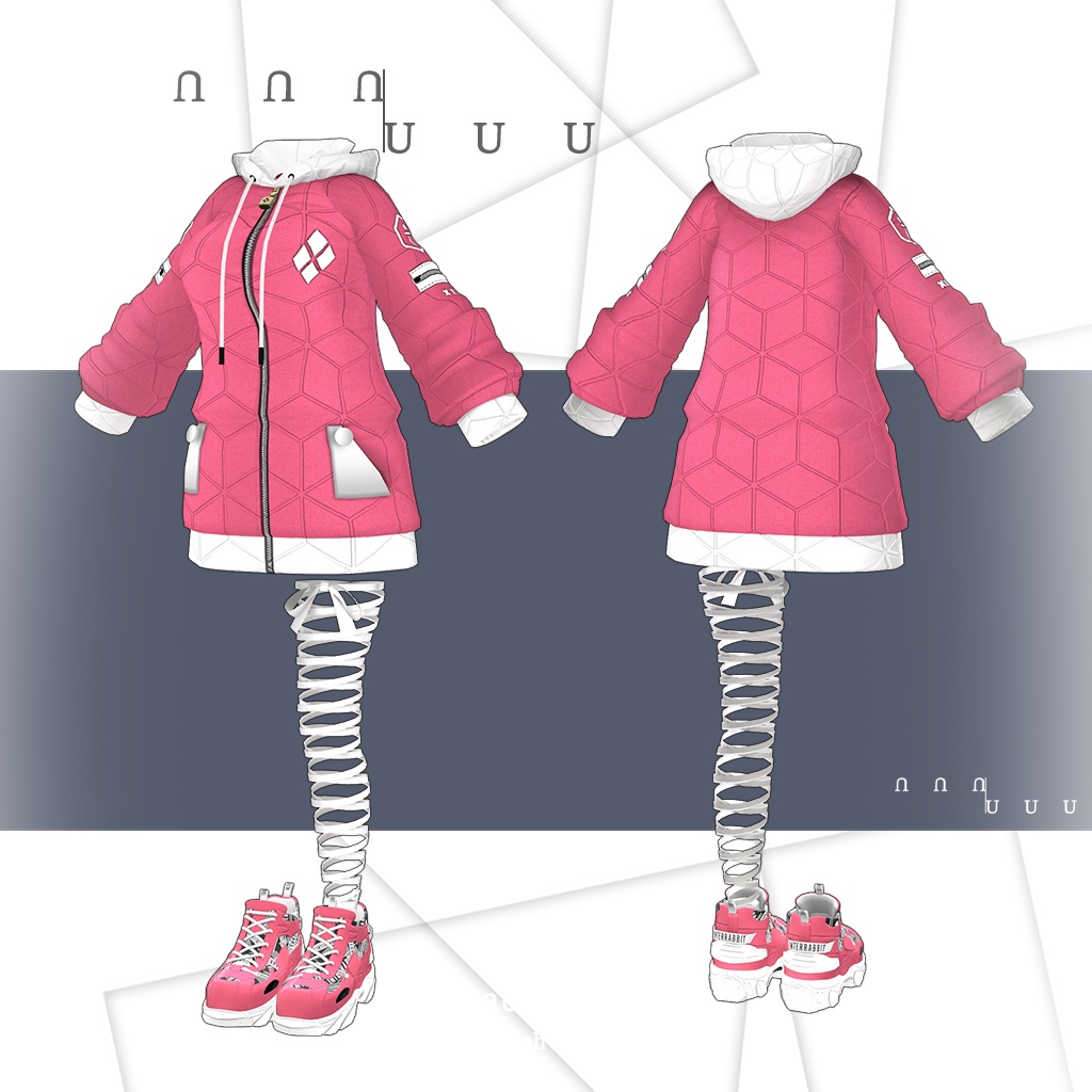 「龍のヨルちゃん」専用【3D衣装モデル】SpaceRabbit