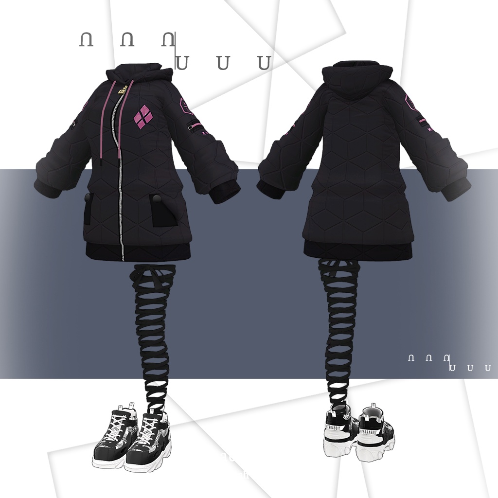 「龍のヨルちゃん」専用【3D衣装モデル】SpaceRabbit