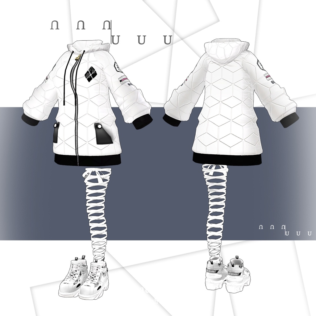 「龍のヨルちゃん」専用【3D衣装モデル】SpaceRabbit