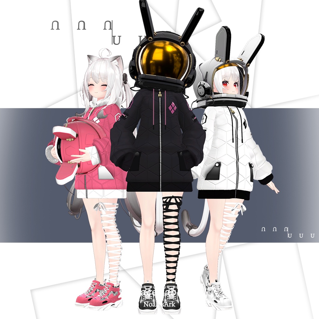 「舞夜」専用【3D衣装モデル】SpaceRabbit