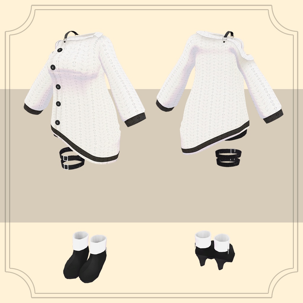 「龍のヨルちゃん」専用【3D衣装モデル】モーリー