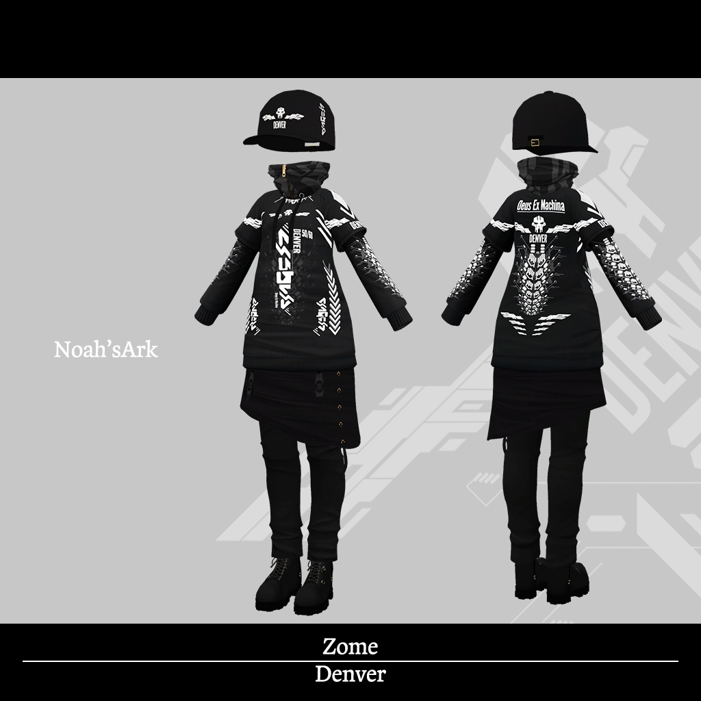 「ゾメちゃん」専用【3D衣装モデル】Denver