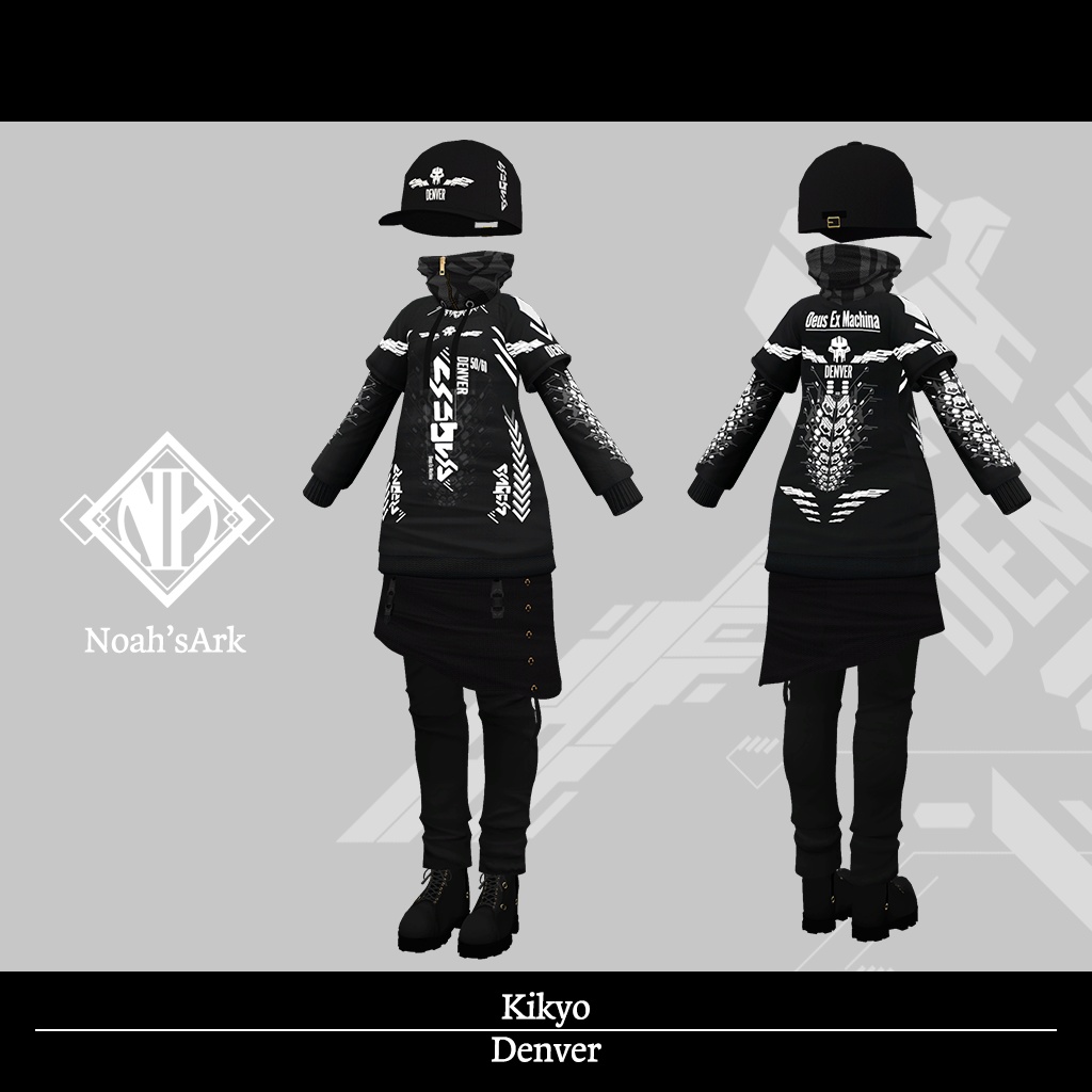 「桔梗」専用【3D衣装モデル】Denver