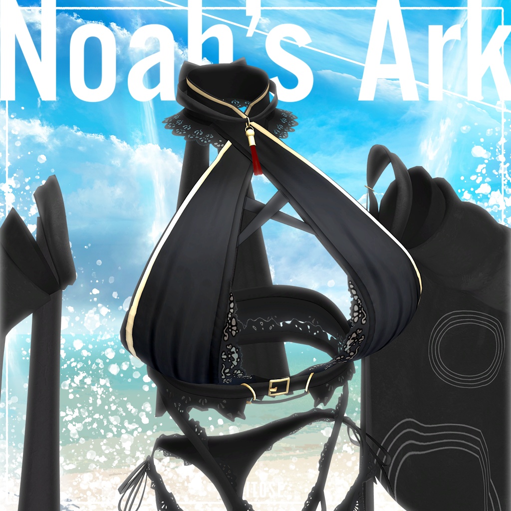 「龍のヨルちゃん」専用【3D衣装モデル】Chitose