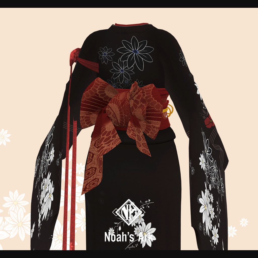 「龍のヨルちゃん」専用【3D衣装モデル】手鞠