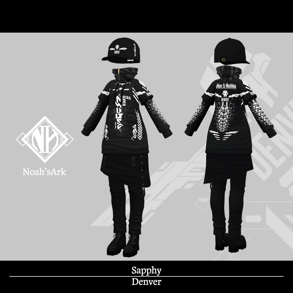 「サフィー」専用【3D衣装モデル】Denver