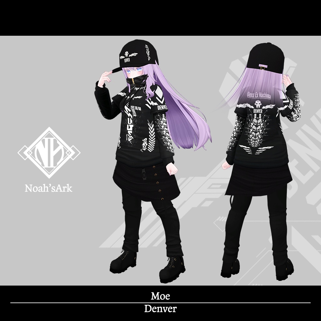 「萌」専用【3D衣装モデル】Denver