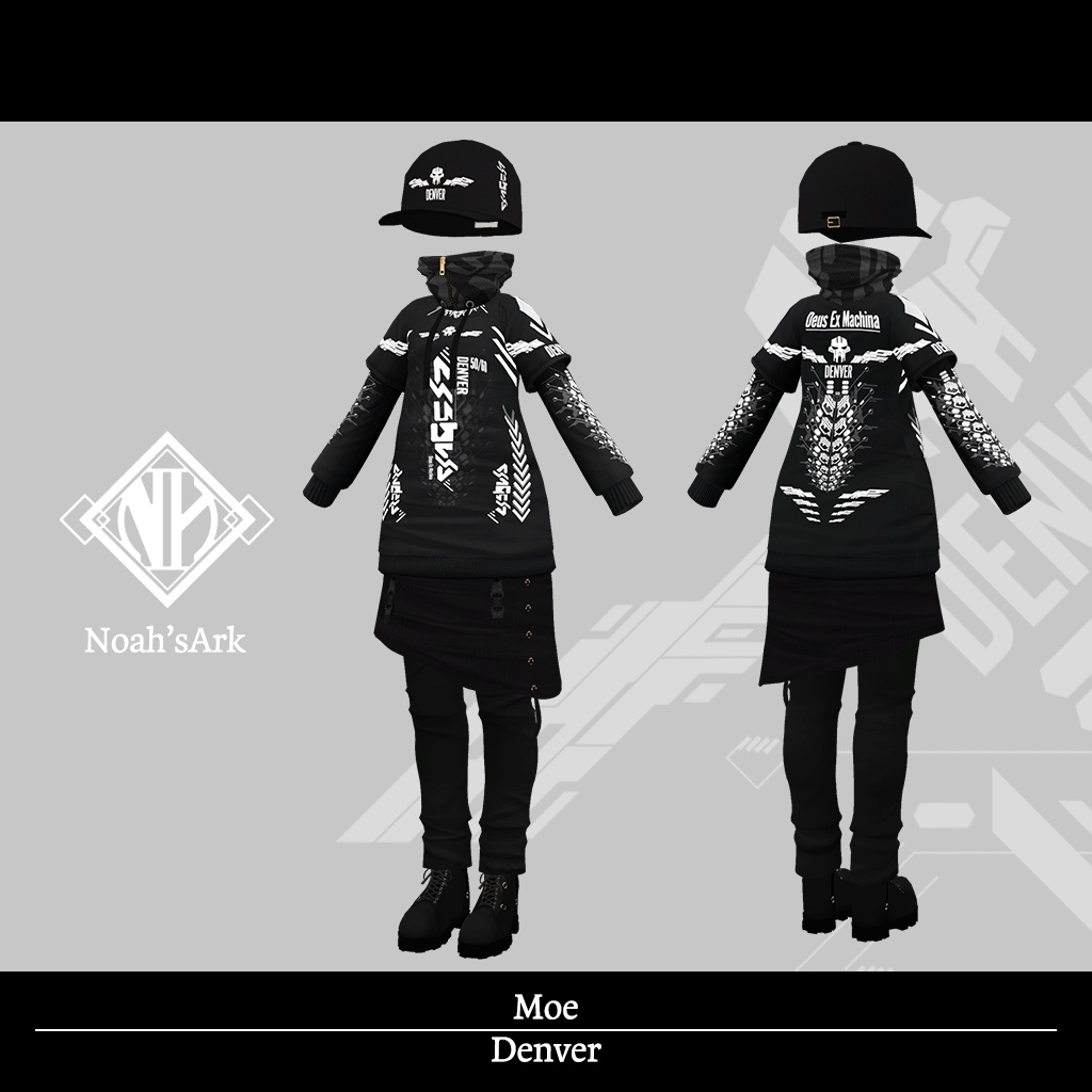 「萌」専用【3D衣装モデル】Denver