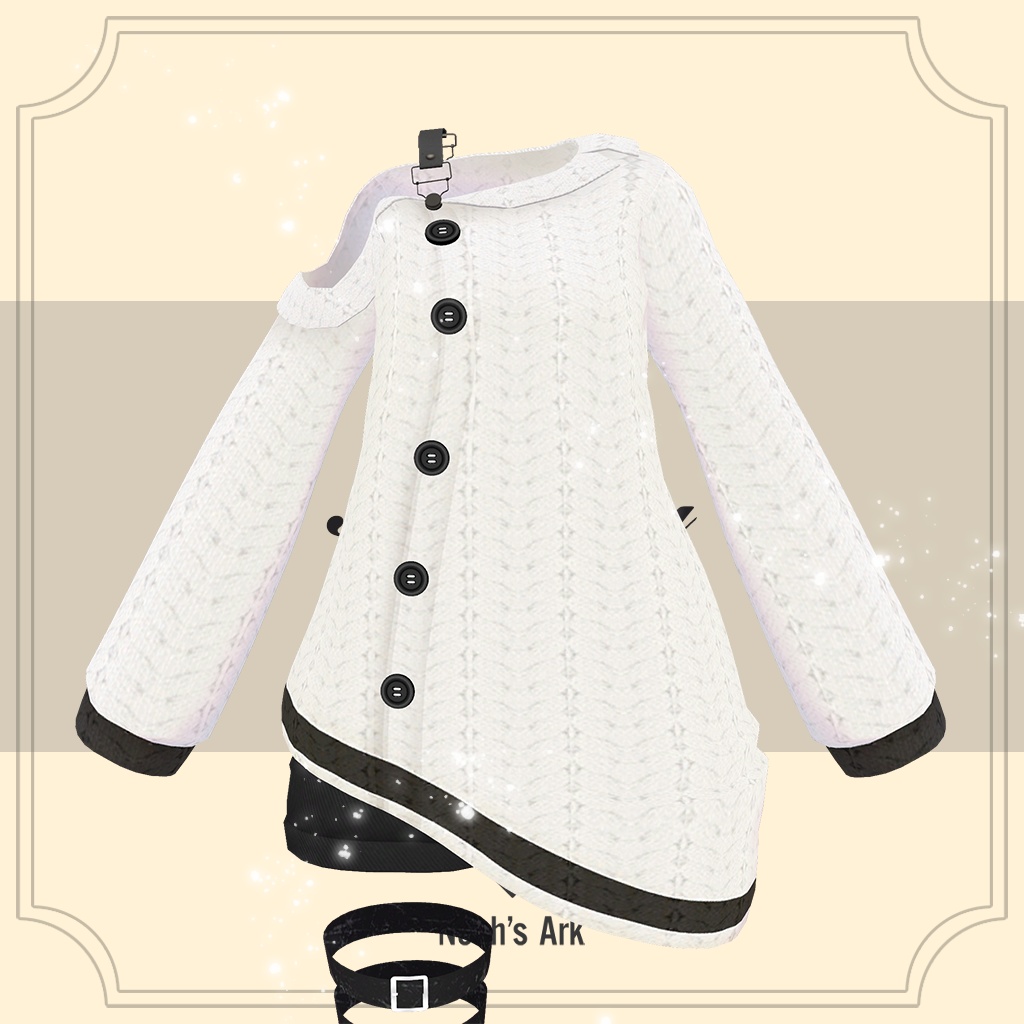 「ナナセ・ノワール」専用【3D衣装モデル】モーリー