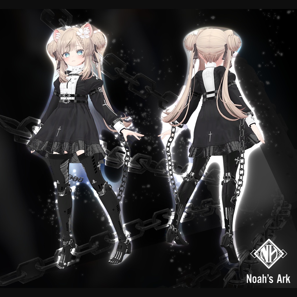 「マヌカ」専用【3D衣装モデル】アイアンシスターメイデン