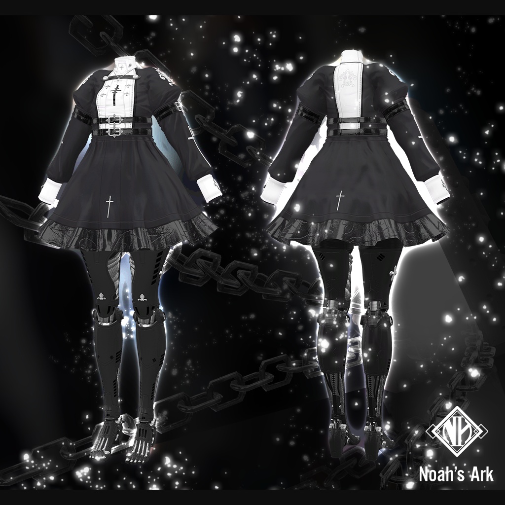 「しなの」専用【3D衣装モデル】アイアンシスターメイデン