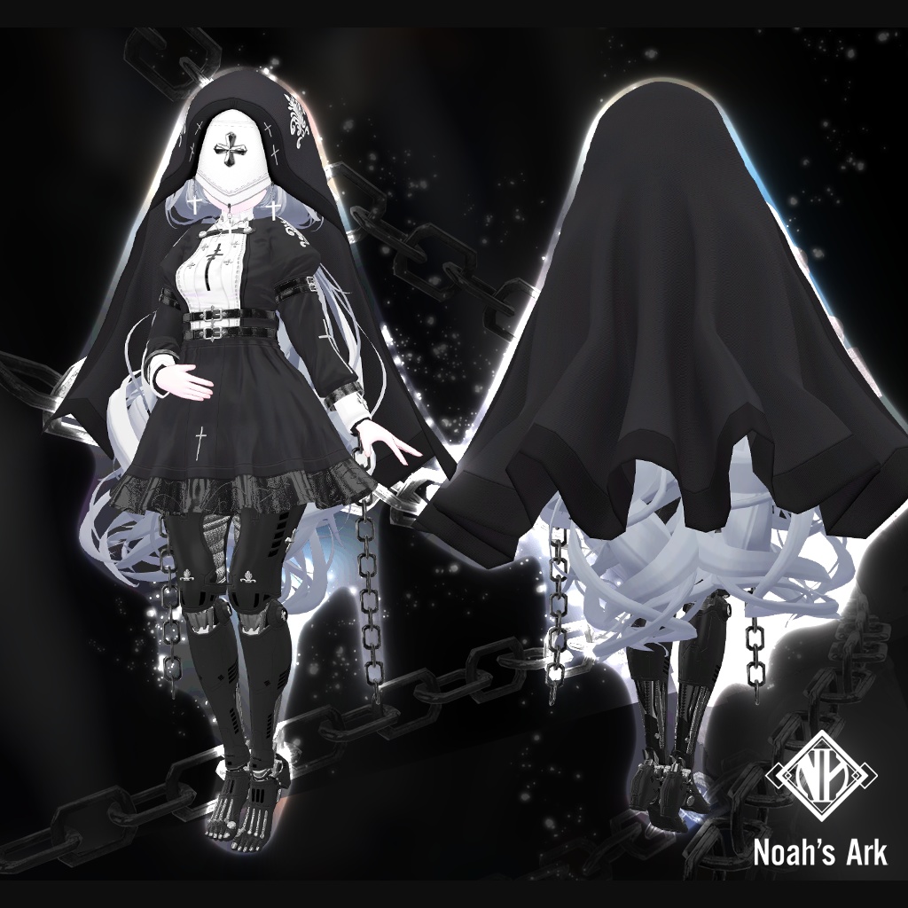 「ルルネ」専用【3D衣装モデル】アイアンシスターメイデン