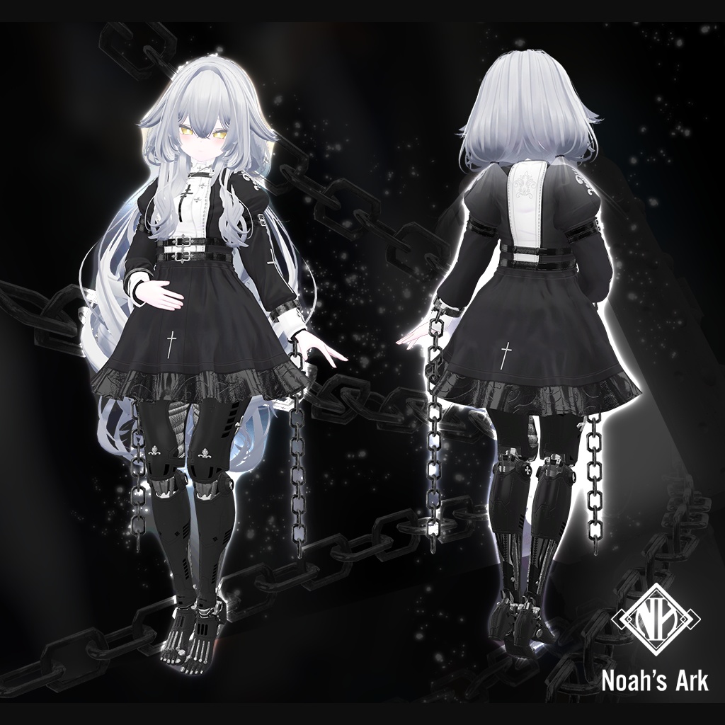 「ルルネ」専用【3D衣装モデル】アイアンシスターメイデン