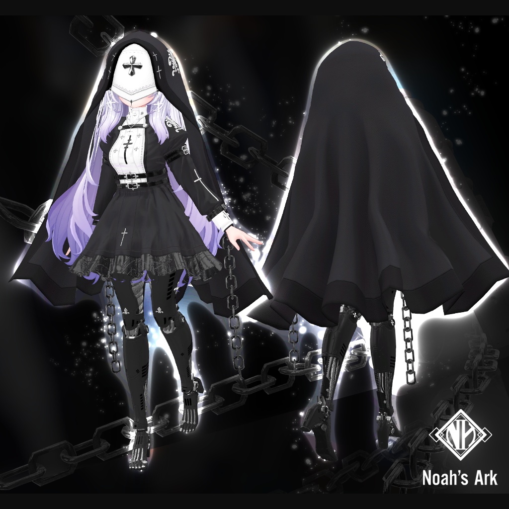 「愛莉」専用【3D衣装モデル】アイアンシスターメイデン