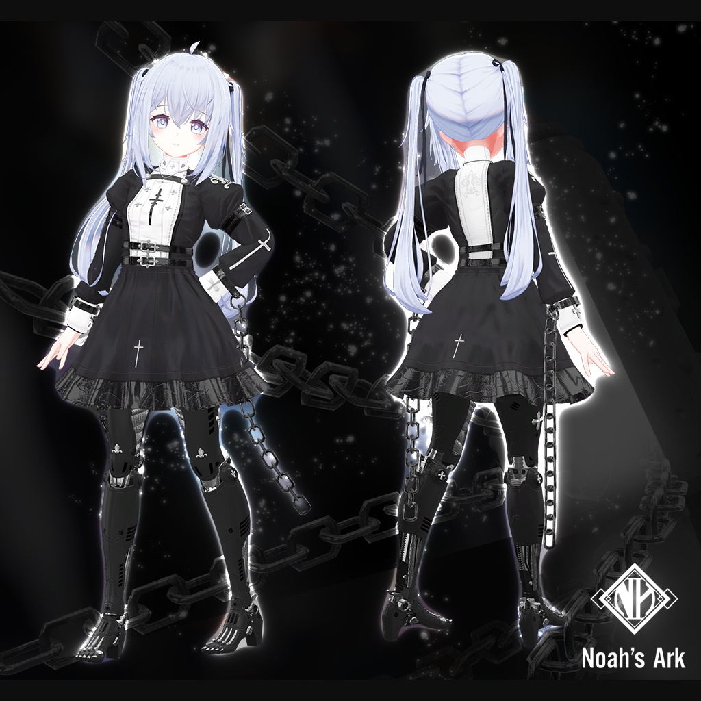 「サフィー」専用【3D衣装モデル】アイアンシスターメイデン