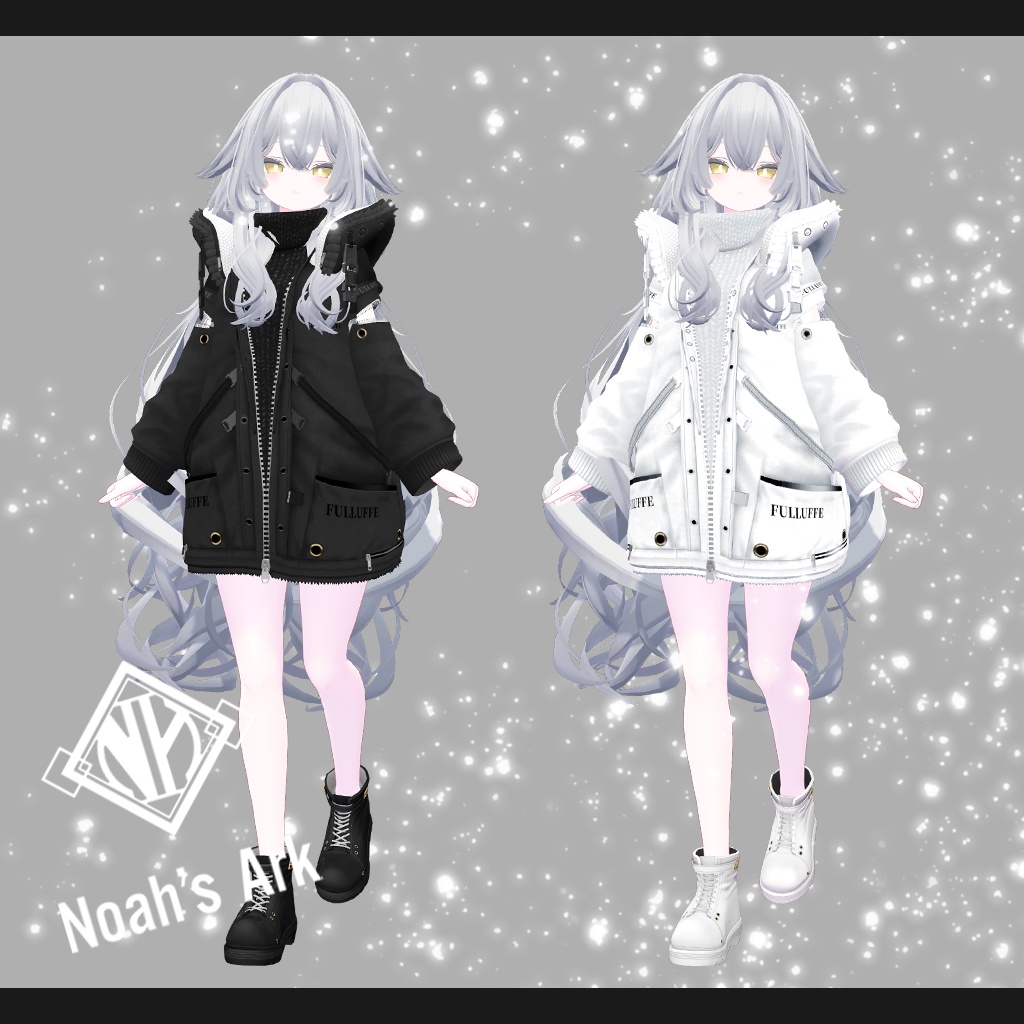 「ルルネ」専用【3D衣装モデル】Fulluffe(フルッフェ)