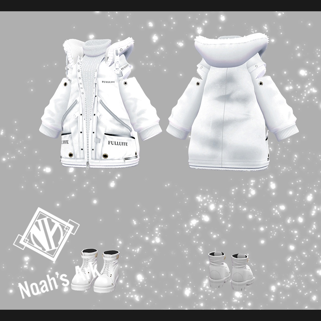 「ルルネ」専用【3D衣装モデル】Fulluffe(フルッフェ)