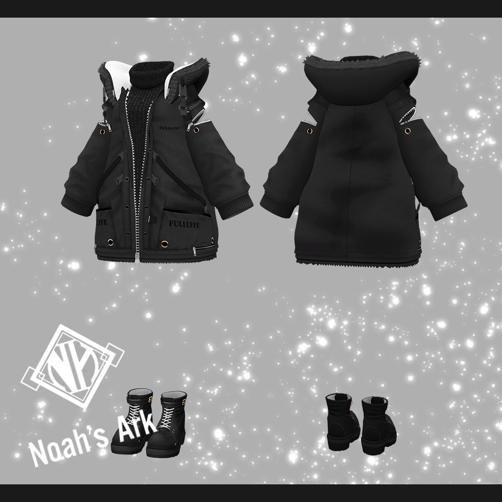 「ルルネ」専用【3D衣装モデル】Fulluffe(フルッフェ)