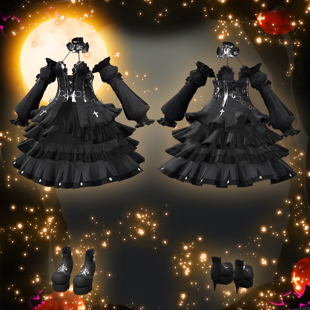 「ナナセ・ノワール」専用【3D衣装モデル】Rosalieru(ロザリエル)