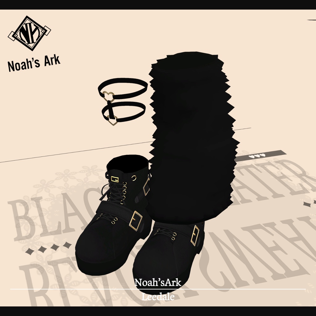 「ナナセ・ノワール」専用【3D衣装モデル】Leedale(リーデイル)