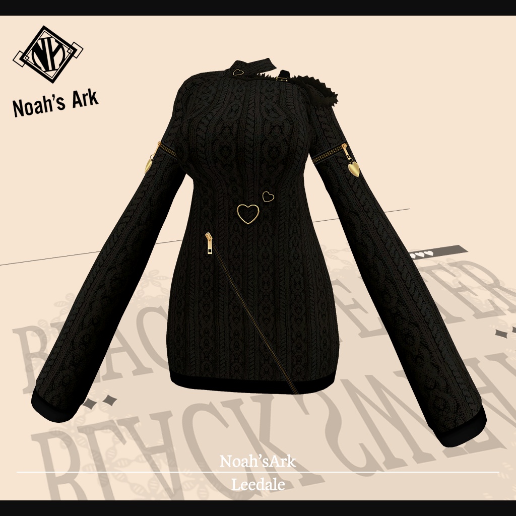 「ナナセ・ノワール」専用【3D衣装モデル】Leedale(リーデイル)