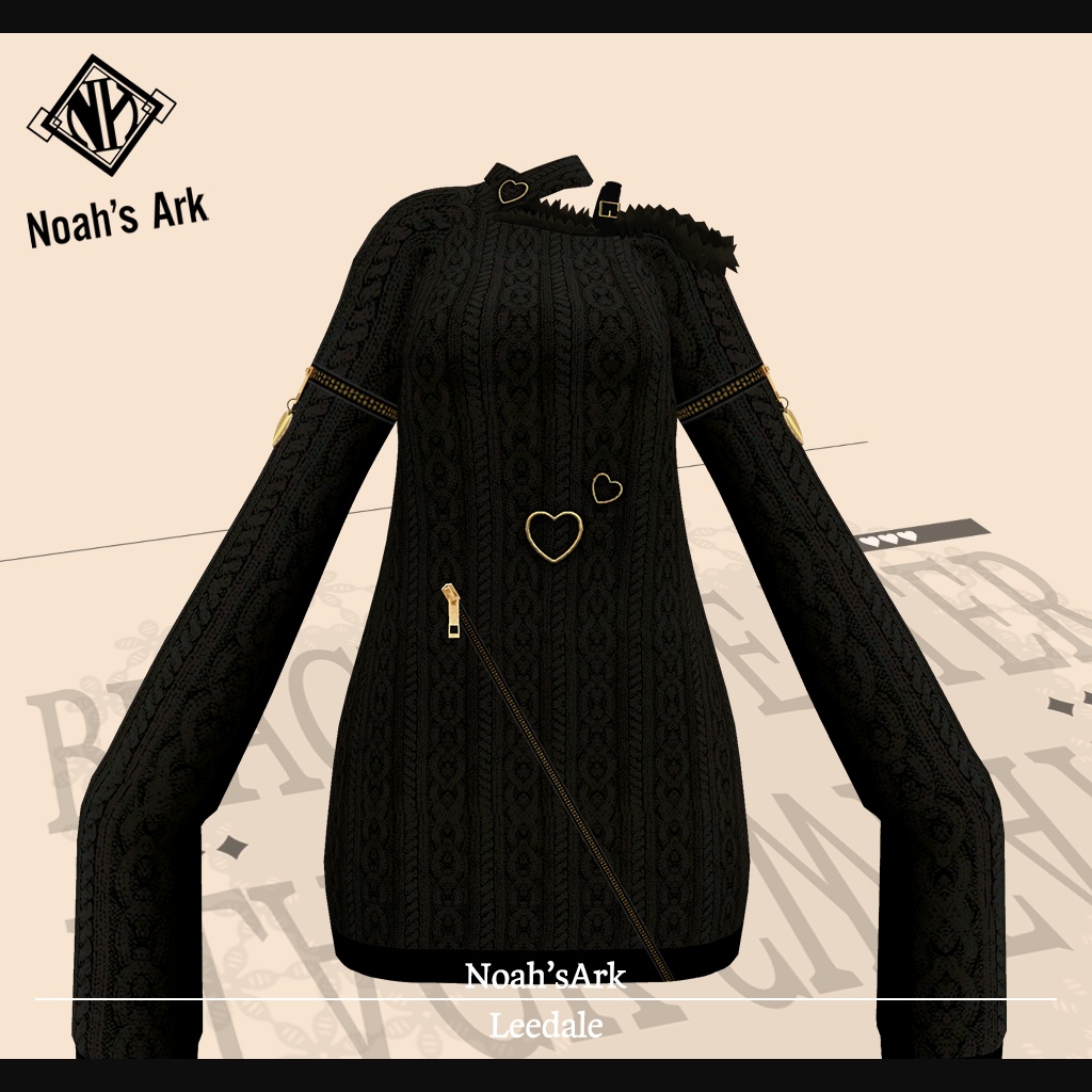 「ナナセ・ノワール」専用【3D衣装モデル】Leedale(リーデイル)