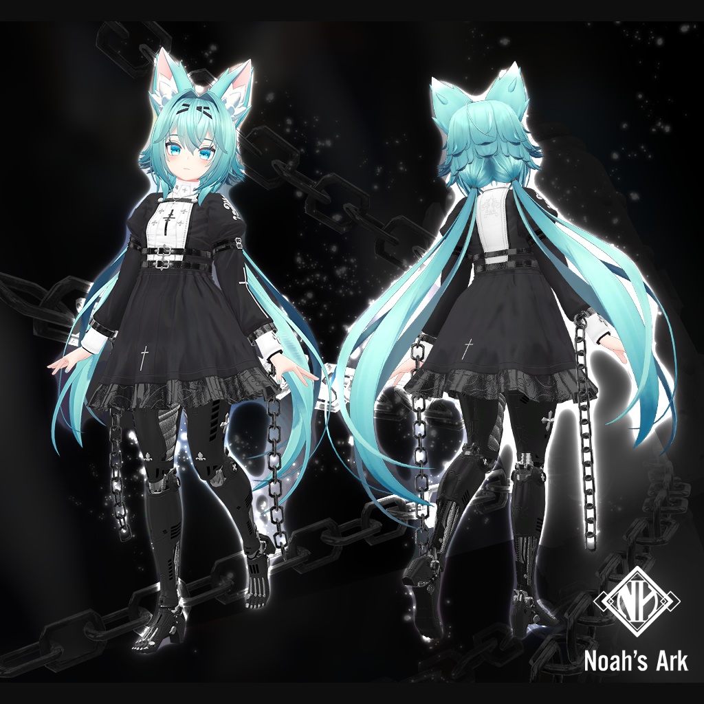 「竜胆」専用【3D衣装モデル】アイアンシスターメイデン