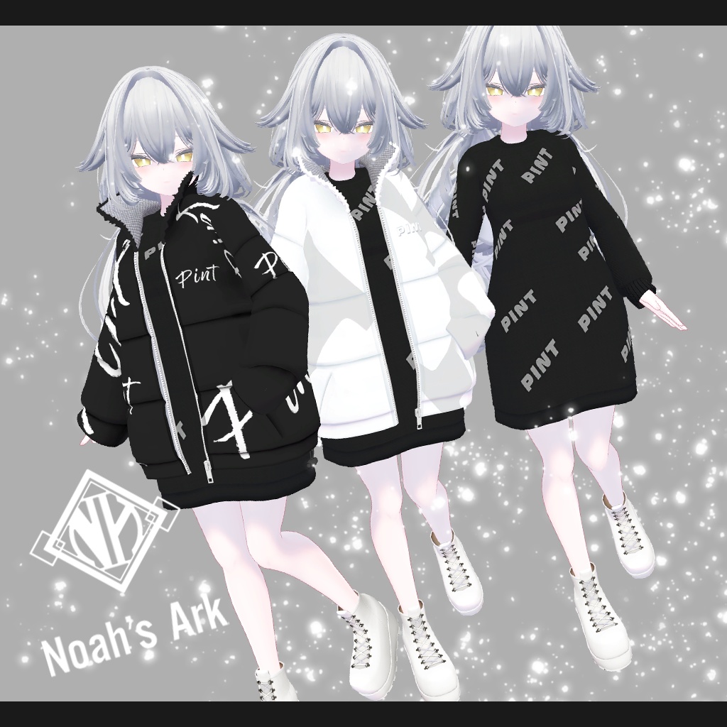 「ルルネ」専用【3D衣装モデル】Pint