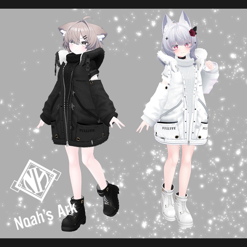 「真冬・シアン」専用【3D衣装モデル】Fulluffe(フルッフェ)