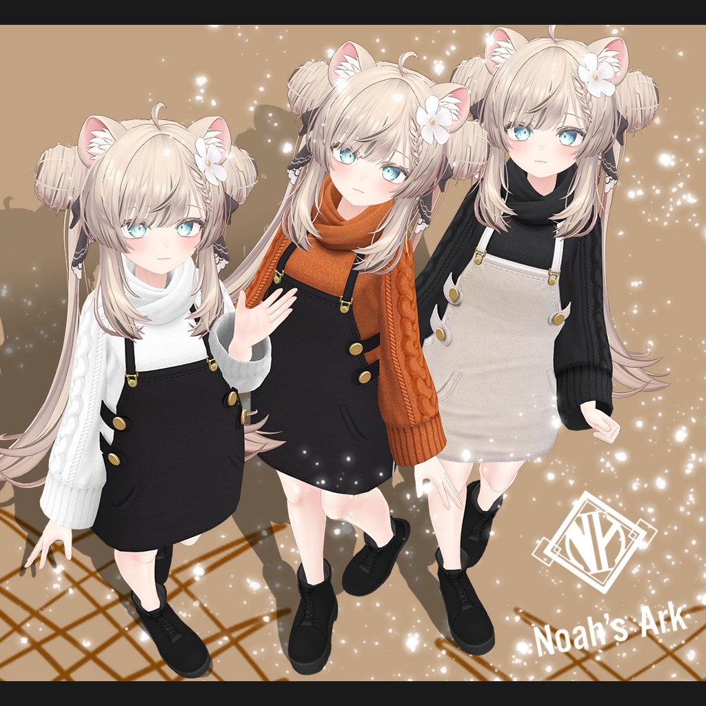 「マヌカ」専用【3D衣装モデル】CaffeMocha（カフェモカ）