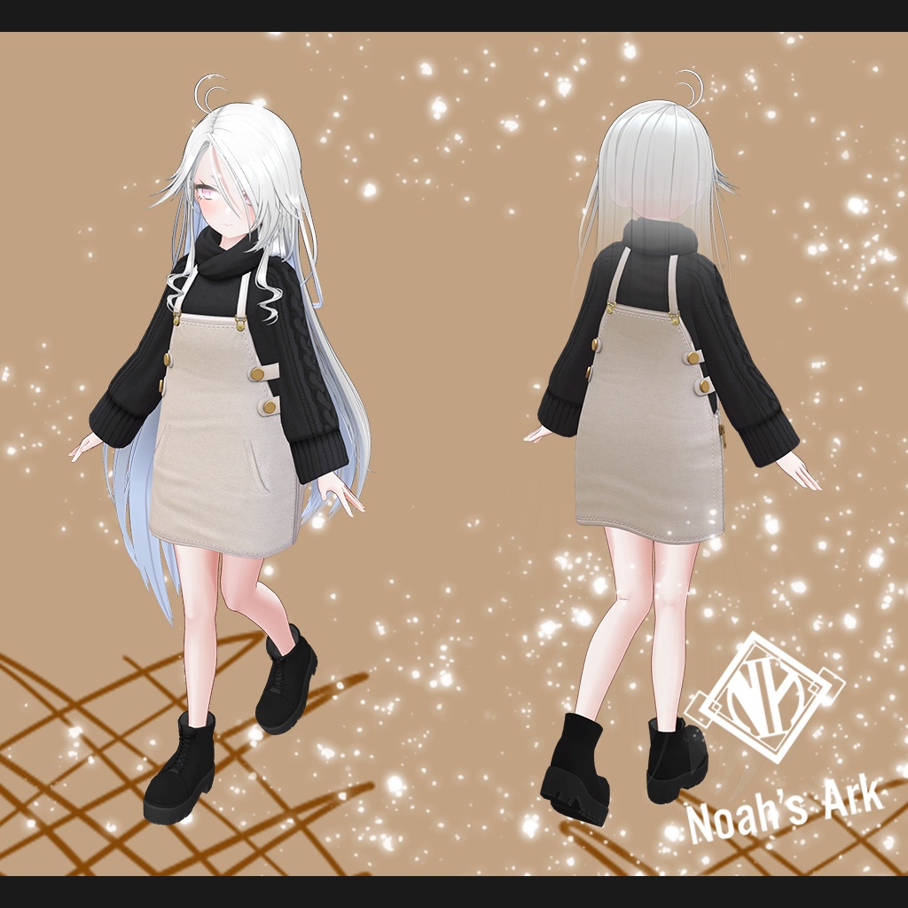 「ゾメちゃん」専用【3D衣装モデル】CaffeMocha(カフェモカ)