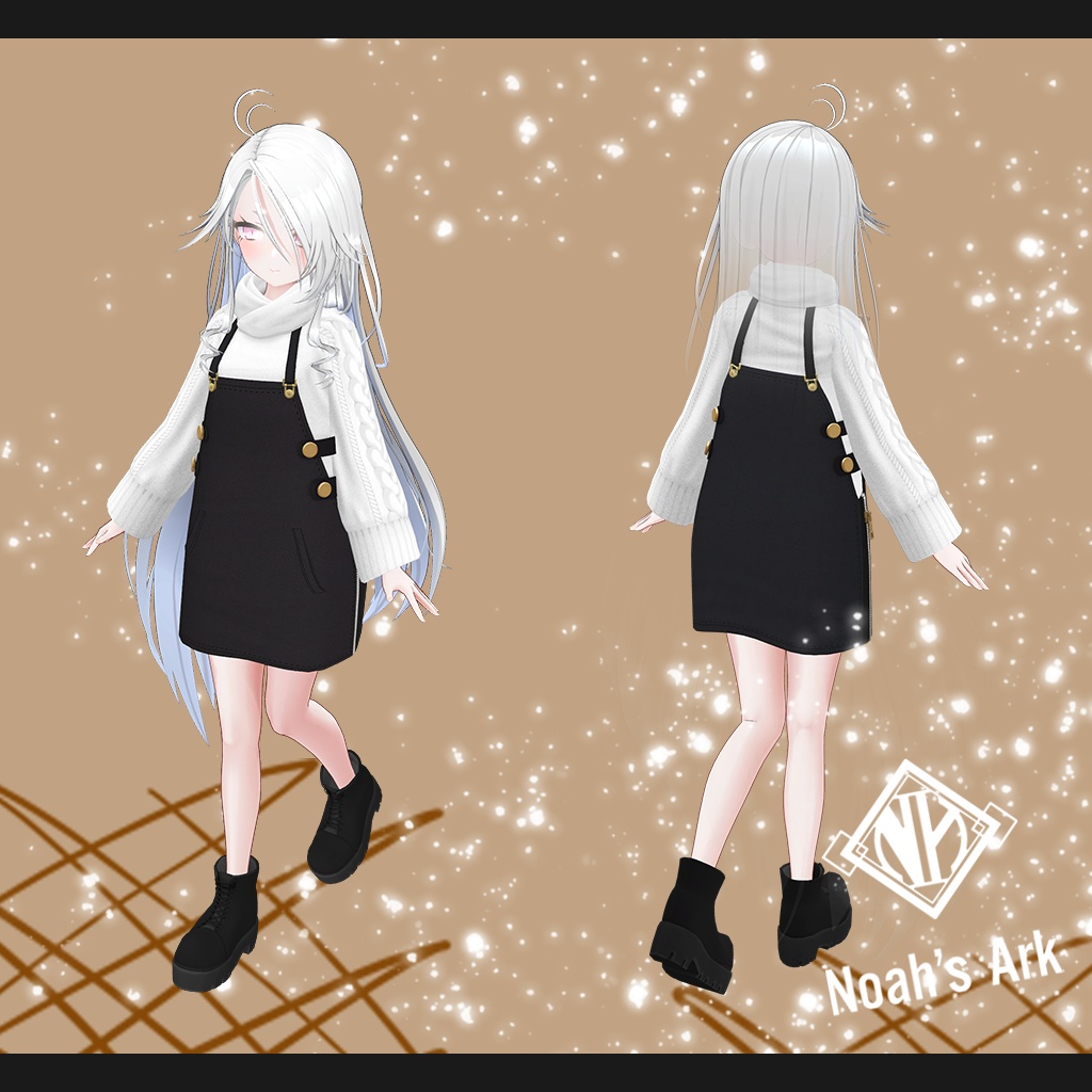 「ゾメちゃん」専用【3D衣装モデル】CaffeMocha(カフェモカ)