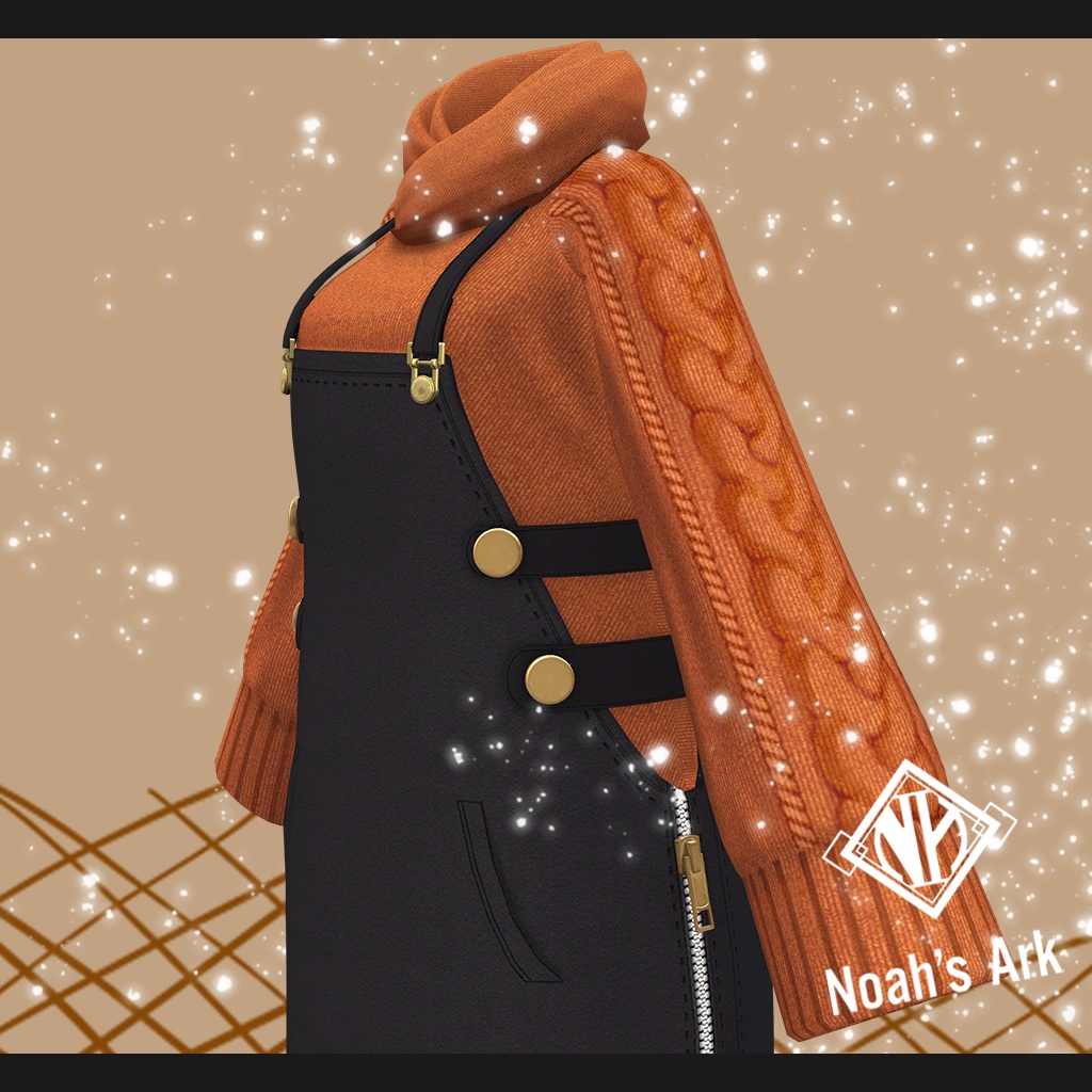 「桔梗」専用【3D衣装モデル】CaffeMocha(カフェモカ)