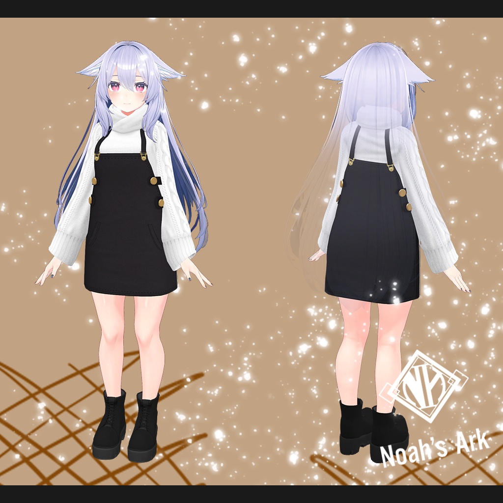 「桔梗」専用【3D衣装モデル】CaffeMocha(カフェモカ)